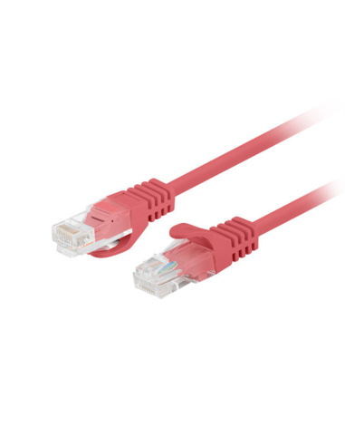 Lanberg PCU6-20CC-0100-R cable de red Rojo 1 m Cat6 U/UTP (UTP)