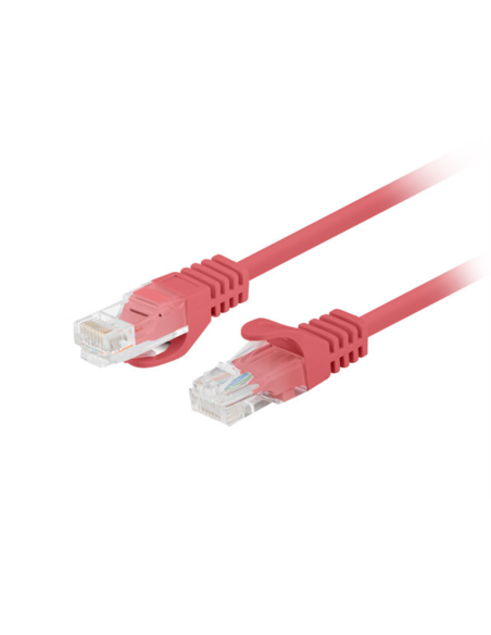 Lanberg PCU6-20CC-0100-R cable de red Rojo 1 m Cat6 U/UTP (UTP)