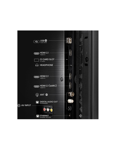 Hisense 43E77Q 109,2 cm (43") 4K Ultra HD Smart TV Wifi Negro