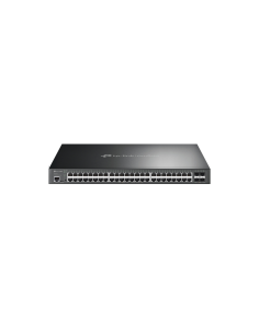 TP-Link Omada SG3452XP switch Gestionado L2+ Gigabit Ethernet (10/100/1000) Energía sobre Ethernet (PoE) 1U Negro