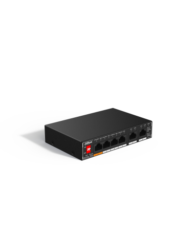 Dahua Technology PoE SG1006P No administrado Gigabit Ethernet (10/100/1000) Energía sobre Ethernet (PoE) Negro
