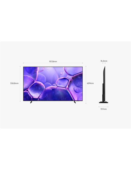 Samsung TU43U8005FU 109,2 cm (43") 4K Ultra HD Smart TV Wifi Negro