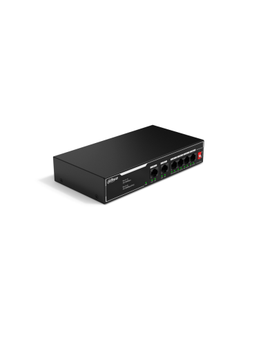 Dahua Technology PoE SF1006LP No administrado L2 Fast Ethernet (10/100) Energía sobre Ethernet (PoE) Negro