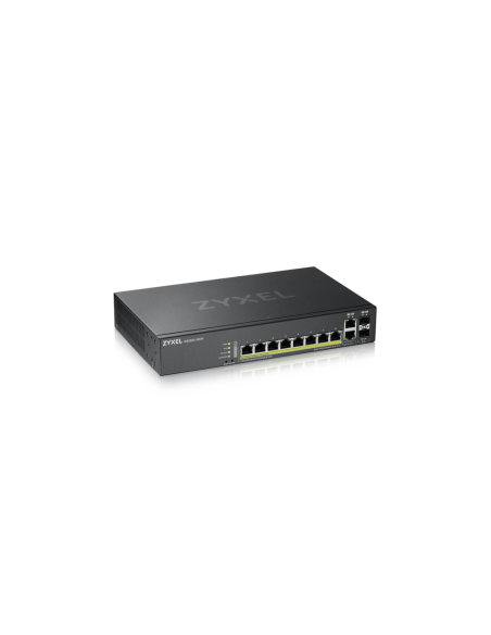 Zyxel GS2220-10HP-EU0101F switch Gestionado L2 Gigabit Ethernet (10/100/1000) Energía sobre Ethernet (PoE) Negro
