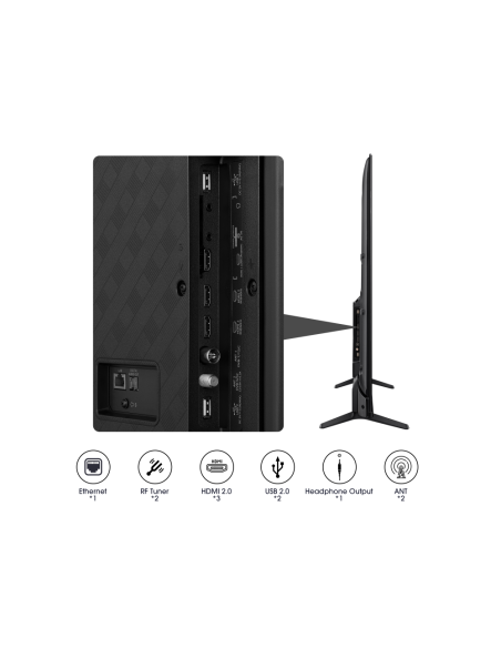 Hisense 50A6K 127 cm (50") 4K Ultra HD Smart TV Wifi Negro 300 cd / m²