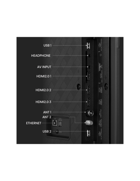 Hisense 50A6K 127 cm (50") 4K Ultra HD Smart TV Wifi Negro 300 cd / m²