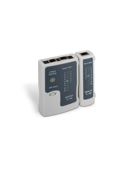 AISENS A142-0312 comprobador de cables de red Comprobador de cables UTP/STP Gris