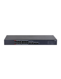 Dahua Technology DH-CS4218-16ET-190 switch Gestionado L2 Gigabit Ethernet (10/100/1000) Energía sobre Ethernet (PoE) Negro