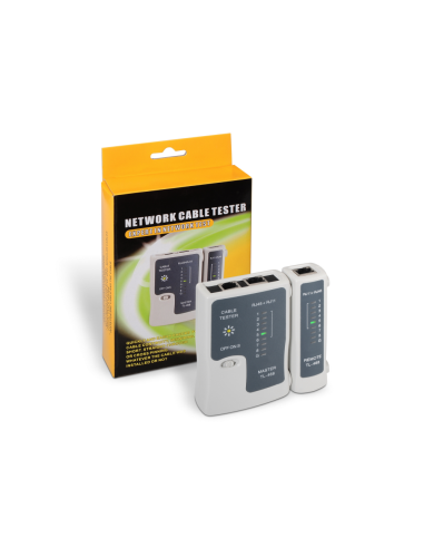 AISENS A142-0312 comprobador de cables de red Comprobador de cables UTP/STP Gris