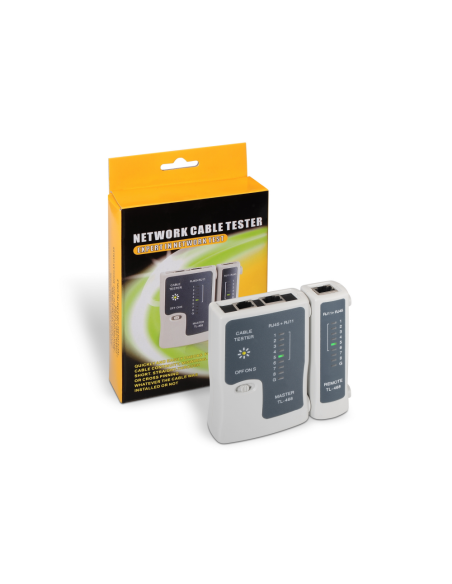 AISENS A142-0312 comprobador de cables de red Comprobador de cables UTP/STP Gris