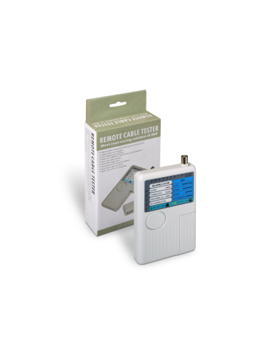 AISENS A142-0313 comprobador de cables de red Comprobador de cables UTP/STP Gris