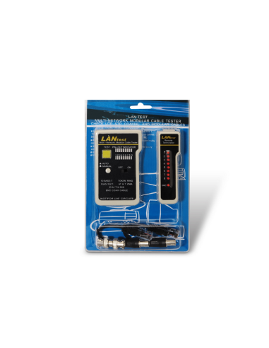 AISENS A142-0314 comprobador de cables de red Comprobador de cables UTP/STP Negro, Gris