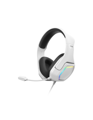 Krom Kopa 7.1 Auriculares Alámbrico Diadema Juego Negro, Blanco