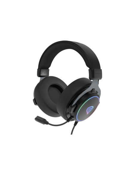 GENESIS Neon 764 Auriculares Alámbrico Diadema Juego USB tipo A Negro