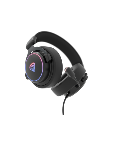 GENESIS Neon 764 Auriculares Alámbrico Diadema Juego USB tipo A Negro