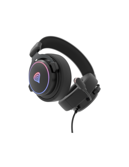GENESIS Neon 764 Auriculares Alámbrico Diadema Juego USB tipo A Negro