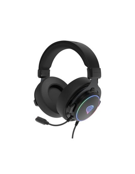 GENESIS Neon 764 Auriculares Alámbrico Diadema Juego USB tipo A Negro