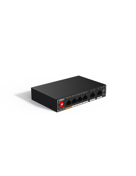 Dahua Technology PoE SG1006P No administrado Gigabit Ethernet (10/100/1000) Energía sobre Ethernet (PoE) Negro