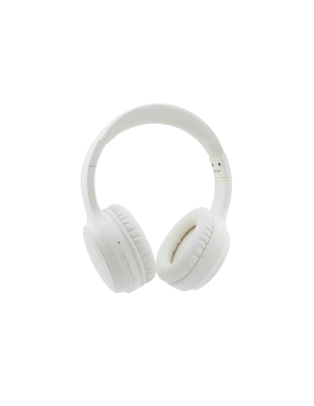 CoolBox AURICULARES BLUETOOTH 5.3 AIR40 CANCELACION RUIDO ANC BEIGE DIADEMA PLEGABLES