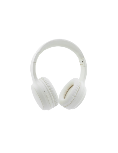 CoolBox AURICULARES BLUETOOTH 5.3 AIR40 CANCELACION RUIDO ANC BEIGE DIADEMA PLEGABLES