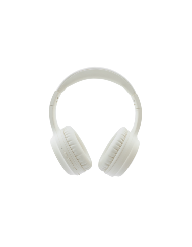CoolBox AURICULARES BLUETOOTH 5.3 AIR40 CANCELACION RUIDO ANC BEIGE DIADEMA PLEGABLES