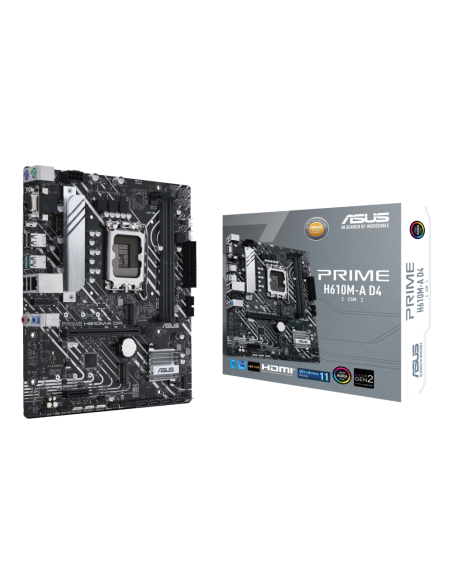ASUS PRIME H610M-A D4-CSM Intel H610 LGA 1700 micro ATX