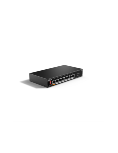 Dahua Technology PoE SF1008LP No administrado L2 Fast Ethernet (10/100) Energía sobre Ethernet (PoE) Negro