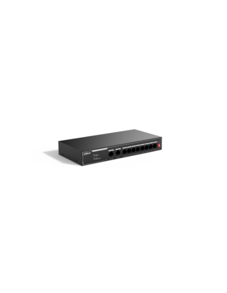 Dahua Technology PoE SF1010LP No administrado L2 Fast Ethernet (10/100) Energía sobre Ethernet (PoE) Negro
