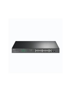 TP-Link TL-SG1218MP switch No administrado Gigabit Ethernet (10/100/1000) Energía sobre Ethernet (PoE) 1U Negro