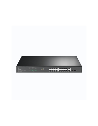 TP-Link TL-SG1218MP switch No administrado Gigabit Ethernet (10/100/1000) Energía sobre Ethernet (PoE) 1U Negro
