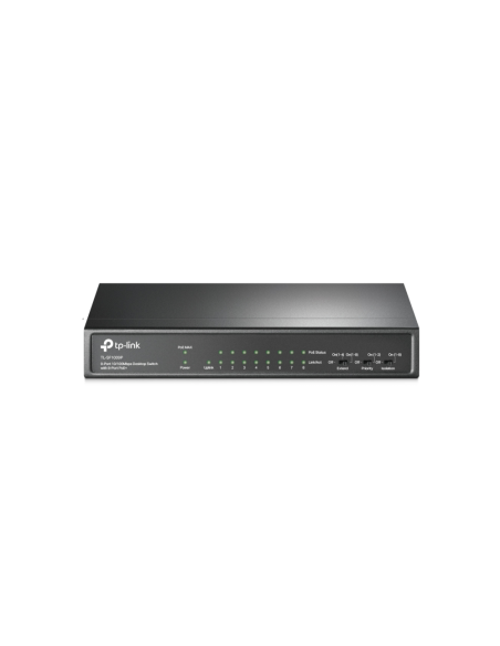 TP-Link TL-SF1009P switch No administrado Fast Ethernet (10/100) Energía sobre Ethernet (PoE) Negro