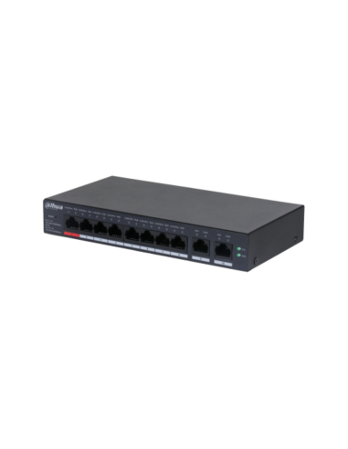 Dahua Technology DH-CS4010-8GT-110 switch Gestionado L2 Gigabit Ethernet (10/100/1000) Energía sobre Ethernet (PoE) Negro