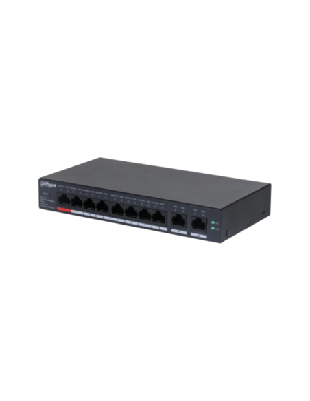 Dahua Technology DH-CS4010-8GT-110 switch Gestionado L2 Gigabit Ethernet (10/100/1000) Energía sobre Ethernet (PoE) Negro