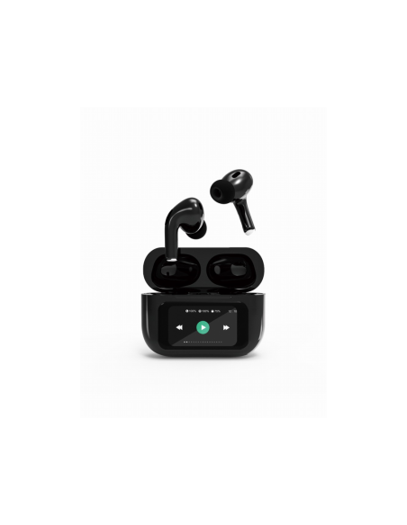 Gembird GMB Audio TWS-LCD-ANC-01-BK auricular y casco Auriculares Inalámbrico Dentro de oído Llamadas/Música USB Tipo C Bluetoot