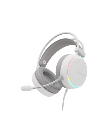 GENESIS NSG-2308 auricular y casco Auriculares Alámbrico Diadema Juego USB tipo A Blanco