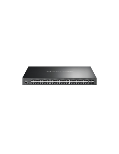 TP-Link Omada SG3452P switch Gestionado L2/L3 Gigabit Ethernet (10/100/1000) Energía sobre Ethernet (PoE) 1U Negro