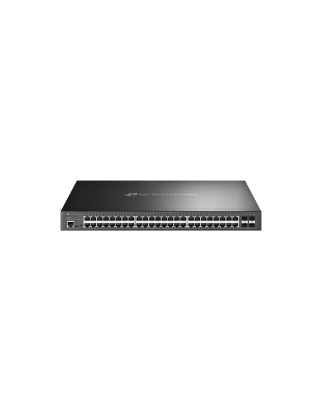 TP-Link Omada SG3452P switch Gestionado L2/L3 Gigabit Ethernet (10/100/1000) Energía sobre Ethernet (PoE) 1U Negro