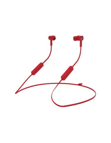 Hiditec AKEN Auriculares Inalámbrico Dentro de oído, Banda para cuello Llamadas/Música Bluetooth Rojo