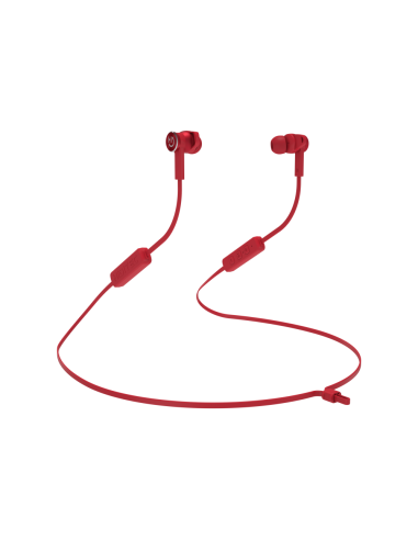 Hiditec AKEN Auriculares Inalámbrico Dentro de oído, Banda para cuello Llamadas/Música Bluetooth Rojo