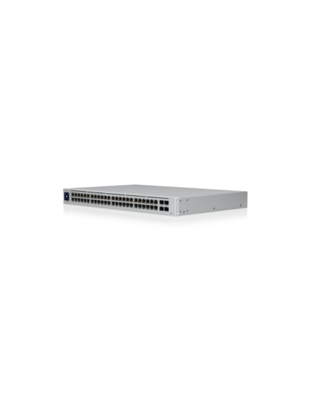 Ubiquiti UniFi USW-48-POE switch Gestionado L2 Gigabit Ethernet (10/100/1000) Energía sobre Ethernet (PoE) 1U Acero inoxidable