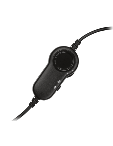 Logitech 981-000589 auricular y casco Auriculares Alámbrico Diadema Oficina/Centro de llamadas Negro