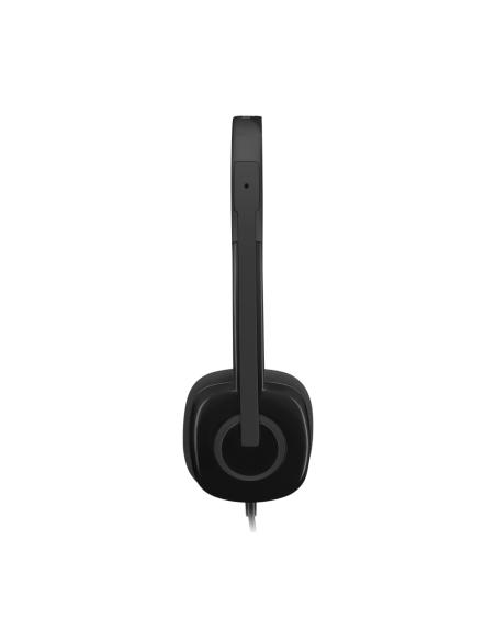 Logitech 981-000589 auricular y casco Auriculares Alámbrico Diadema Oficina/Centro de llamadas Negro