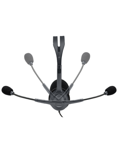 Logitech 981-000593 auricular y casco Auriculares Alámbrico Diadema Oficina/Centro de llamadas Negro