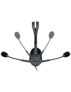 Logitech 981-000593 auricular y casco Auriculares Alámbrico Diadema Oficina/Centro de llamadas Negro 2