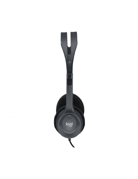 Logitech 981-000593 auricular y casco Auriculares Alámbrico Diadema Oficina/Centro de llamadas Negro