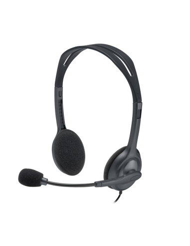 Logitech 981-000593 auricular y casco Auriculares Alámbrico Diadema Oficina/Centro de llamadas Negro