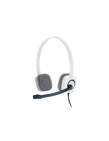 Logitech 981-000350 auricular y casco Auriculares Alámbrico Diadema Oficina/Centro de llamadas Blanco