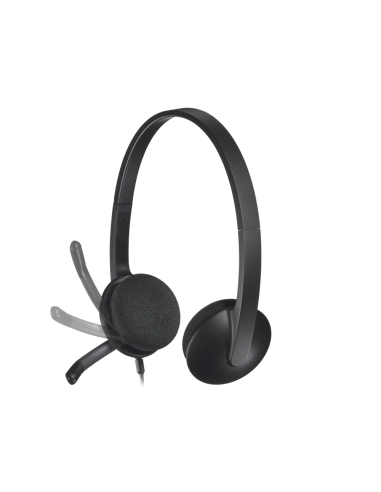 Logitech 981-000475 auricular y casco Auriculares Alámbrico Diadema Oficina/Centro de llamadas USB tipo A Negro