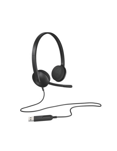 Logitech 981-000475 auricular y casco Auriculares Alámbrico Diadema Oficina/Centro de llamadas USB tipo A Negro