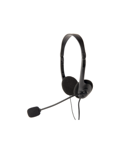 Gembird MHS-123 auricular y casco Auriculares Alámbrico Diadema Llamadas/Música Negro